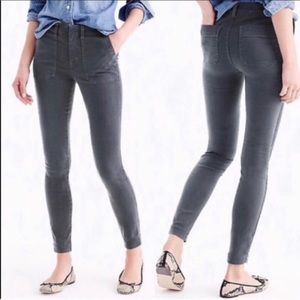J. Crew Cargo Skinny Pants Gray